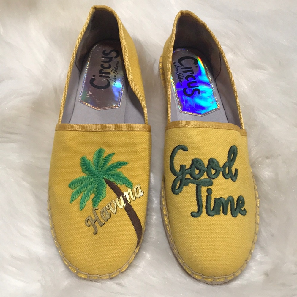 Circus Sam Edelman yellow Espadrilles size 8